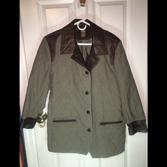 genuinECuero leather and wool hand made jacket 🧥